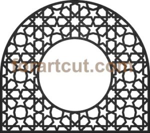 dxf files for cnc - round window